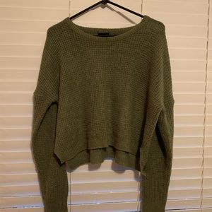 Forever 21 olive sweater